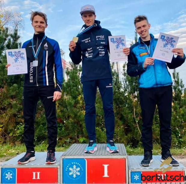 Kevin Maltsev, Kristjan Ilves, Martti Nömme - © Facebook / Eesti kahevõistlus ja suusahüpped