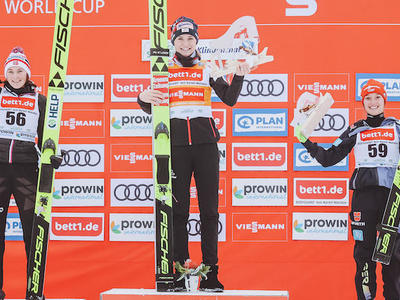 W杯女子クリンゲンタール クラマー2連勝