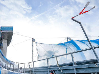 強風のためインスブルック戦は中止に