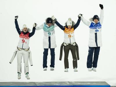 Mixed-Team Gold für Slowenien, die Statistikdaten