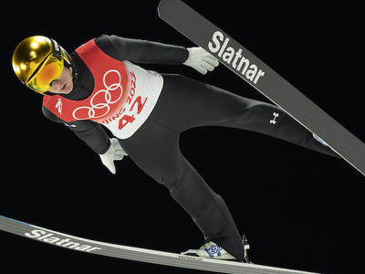 北京五輪 スキージャンプ最後の公式練習