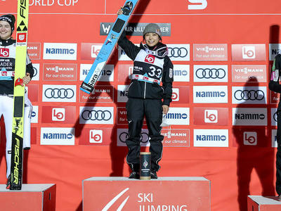 W杯女子リレハンメル第1戦 高梨沙羅が優勝！