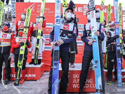 W杯オスロ男女混合団体戦でスロベニアが勝利、日本4位