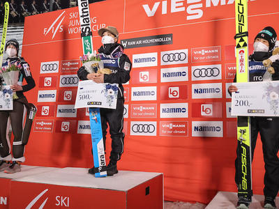 W杯女子オスロ個人第2戦 高梨が優勝・伊藤3位、RAW AIRはクリツナー