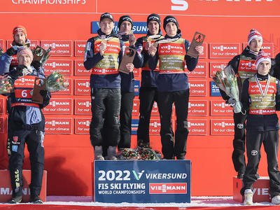 フライング世界選手権 団体戦でスロベニアが金、日本6位