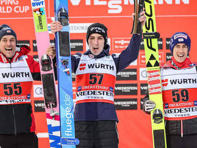 フライングW杯オーバーストドルフ第2戦 ザイツが優勝