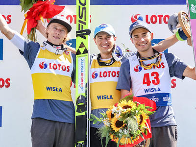 男子ヴィスワ第2戦 ポーランド勢が表彰台独占