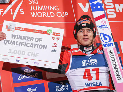 冬季開幕！男子予選クバツキーが1位