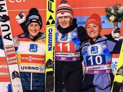 W杯女子リュブノ第１戦 ストロームが初優勝、高梨５位