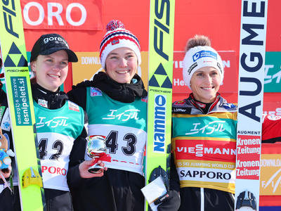 W杯女子札幌第２戦 オプセッツが勝利