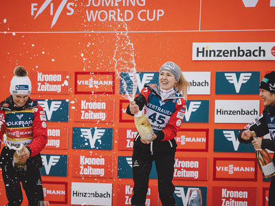 W杯女子ヒンツェンバッハ第2戦 オーストリアが1・2位、丸山希3位