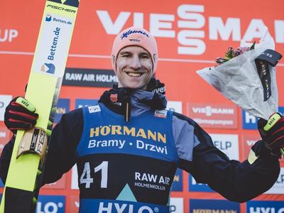 Anze Lanisek gewinnt am Holmenkollen