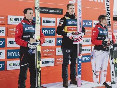 リレハンメル男子第1戦 グランルードが会場沸かせる