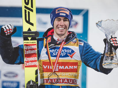 Kraft gewinnt in Bischofshofen - Kobayashi die Tournee