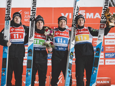 Österreich gewinnt Teamspringen vor Slowenien und Deutschland