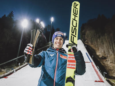 Stefan Kraft feiert 40. Weltcupsieg in Oberstdorf