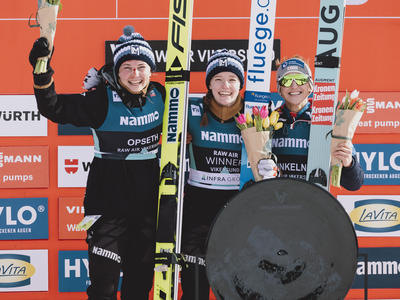 クヴァンダルがヴィケルスンと女子RAW AIR総合Ｖ、プレウツがW杯総合Ｖ