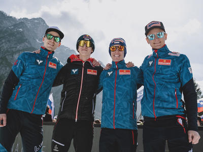 W杯プラニツァ団体戦 フーバーがオーストリアを勝利に導く