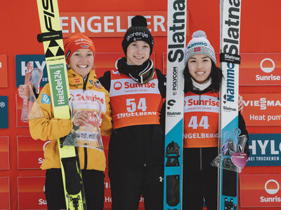 W杯女子エンゲルベルク第1戦 ニカ・プレウツが新記録で勝利