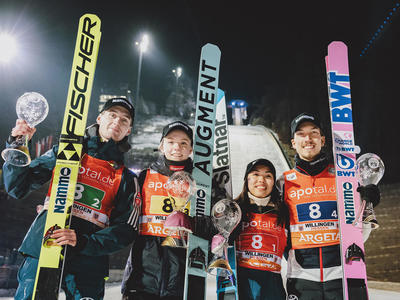 W杯ヴィリンゲン男女混合団体戦 ノルウェー圧勝、日本4位