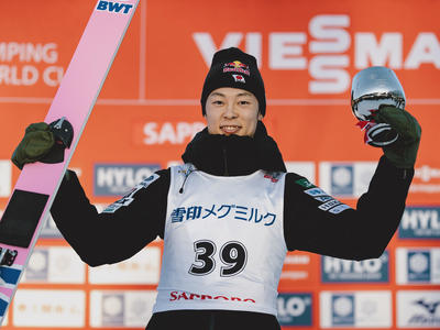 W杯男子札幌第1戦 小林陵侑が今季初優勝