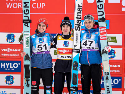 Zweiter Sieg für Nika Prevc in Ljubno