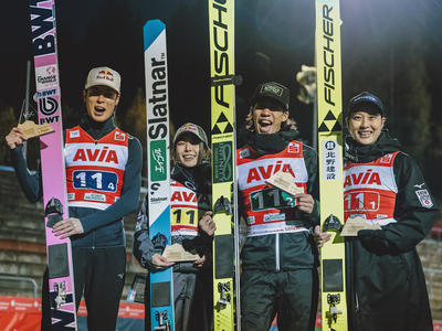 グランプリ最終 混合団体で日本が優勝