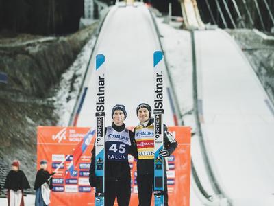 Anze Lanisek gewinnt in Falun