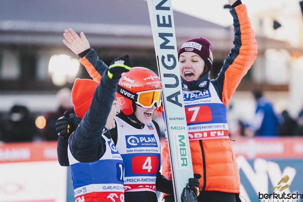 ジャンプ女子 大晦日にニカ・プレウツ圧勝、丸山3位