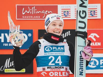 Eirin Maria Kvandal gewinnt am Samstag in Willingen