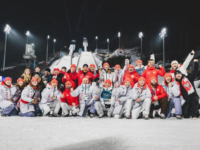 Domen Prevc ist Olympiasieger von der Großschanze