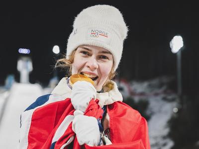 Anna Odine Stroem ist Doppel-Olympiasiegerin