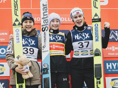 オスロ女子第1戦 ニカ・プレウツ逆転Ｖ、丸山2位